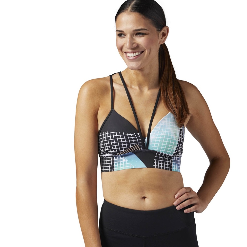 Reebok strappy sports bra
